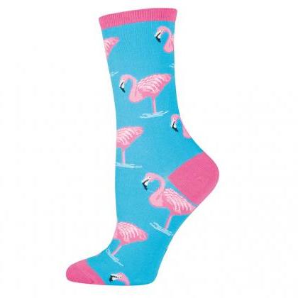 Pink Flamingo Socks For Women